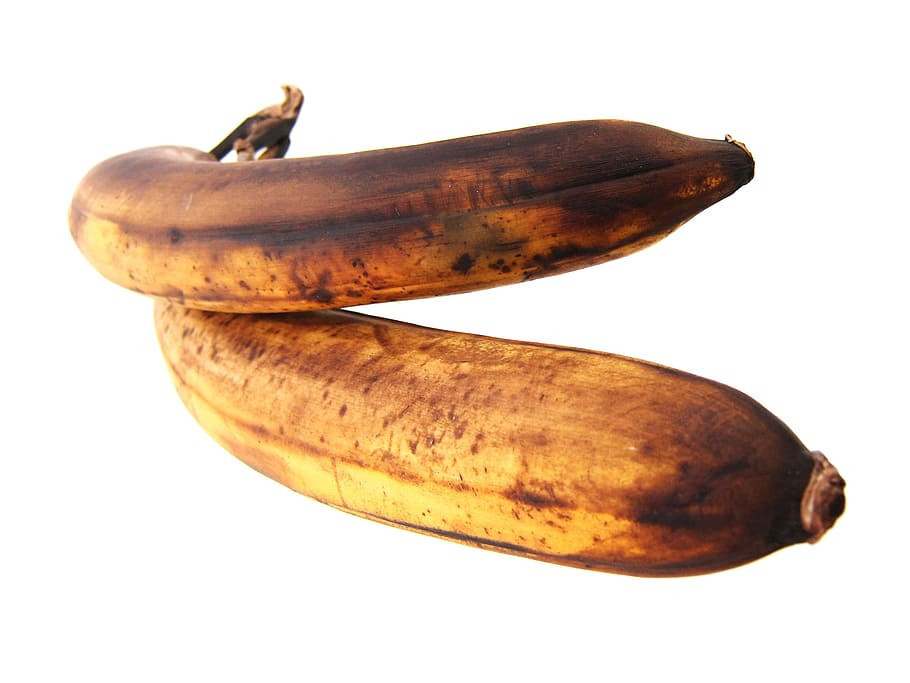 почерневшие бананы для пюре