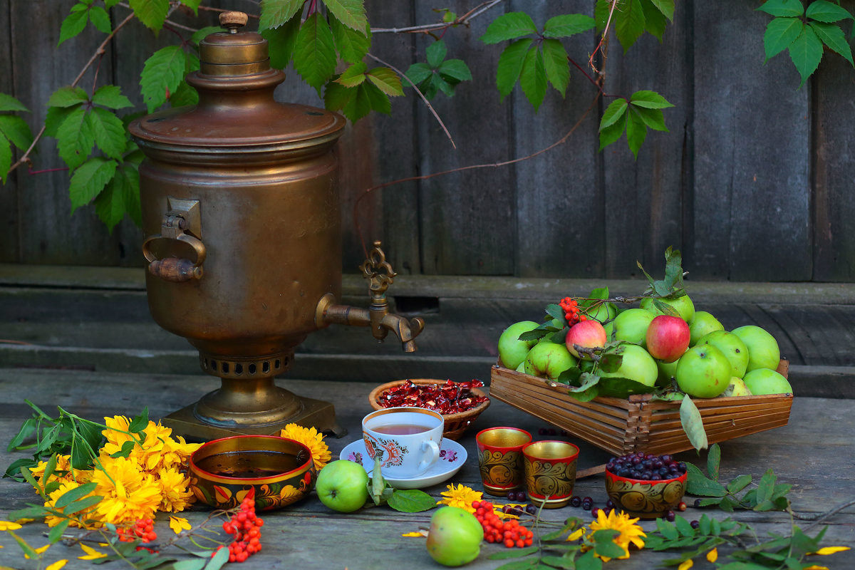 Яблочный чай – источник здоровья, защищает от сердечно-сосудистых заболеваний, простуды и др