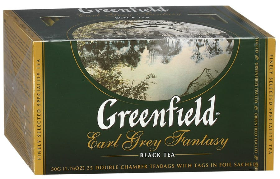 Чернолистный крупноцветной цейлонский чай Greenfield Earl Grey Fantasy