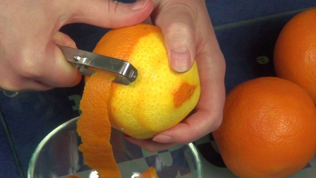 Как очистить апельсин
