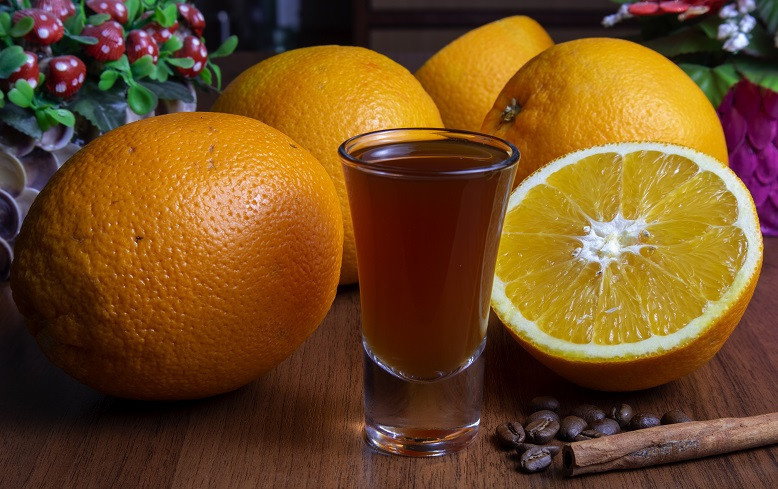 фото апельсинового сока с кофе