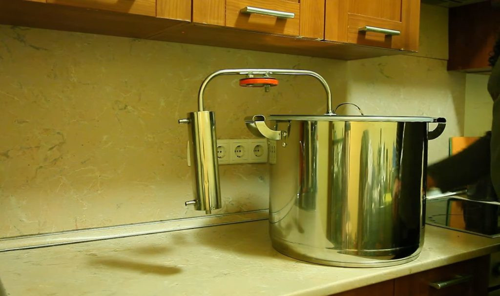 Готовый аппарат сковороды
